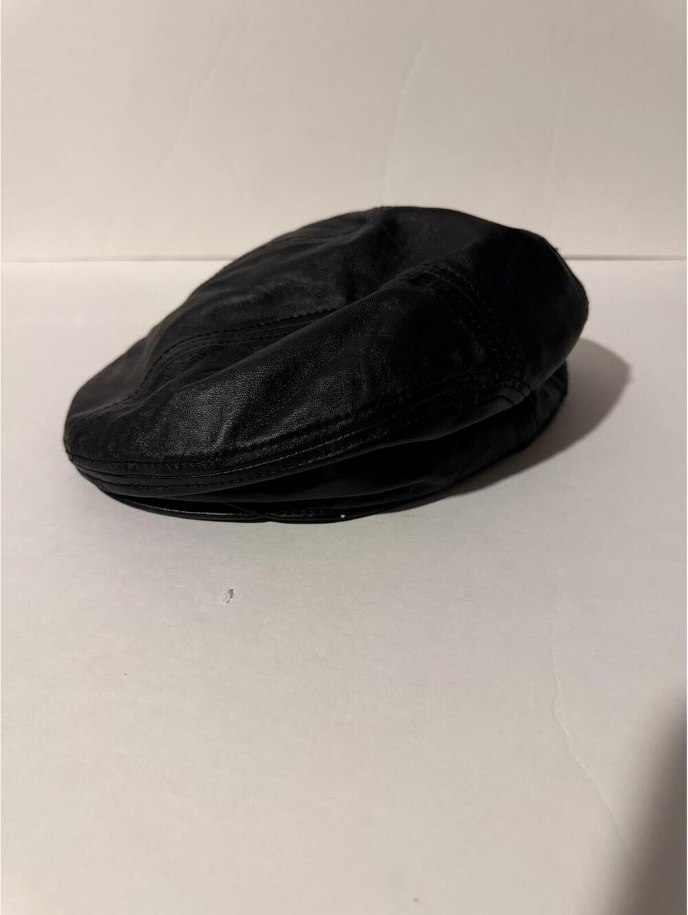 Leather Flat Cap